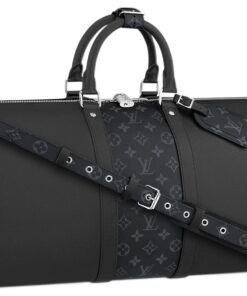LOUIS VUITTON 키폴 캔버스+가죽 핸드백 여행 가방 남성 블랙 L50*W23*H29cm